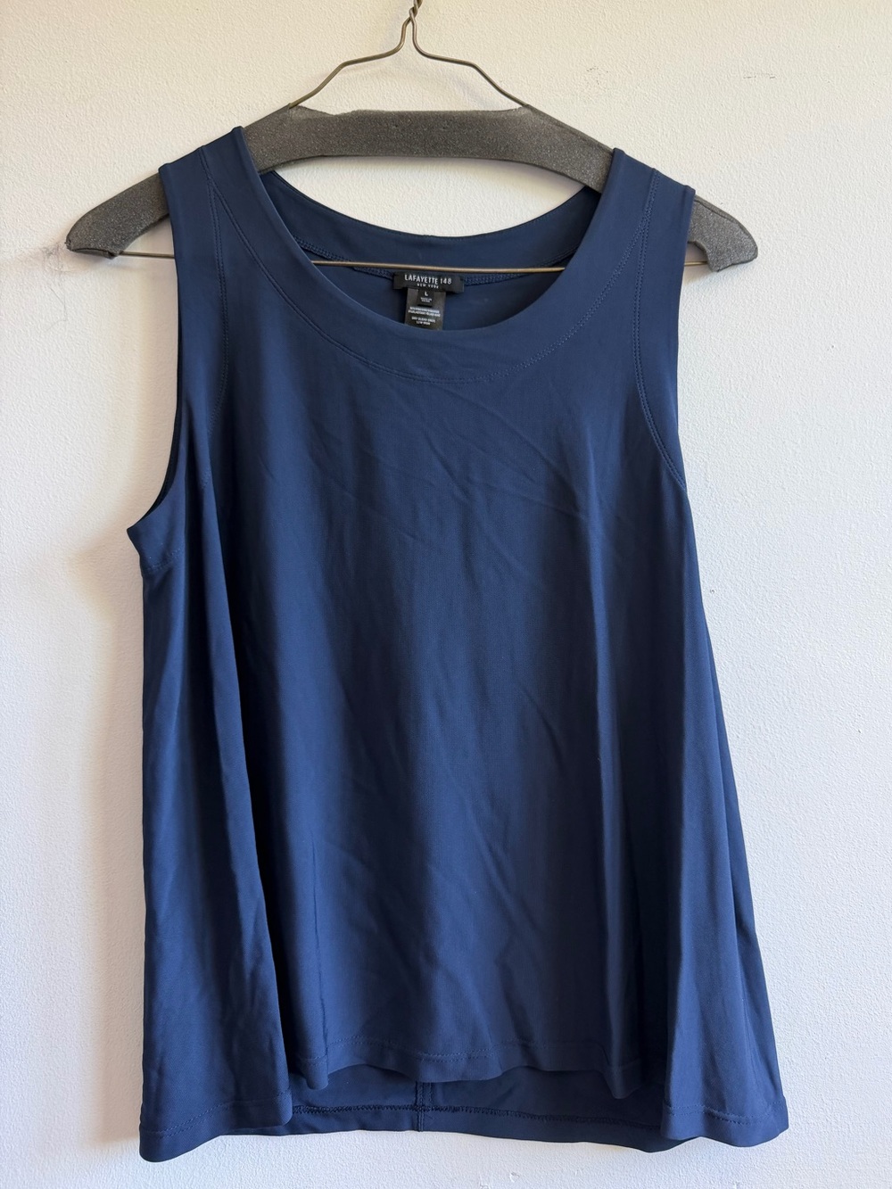 Lafayette 148 New York Deep Navy Swing Tank